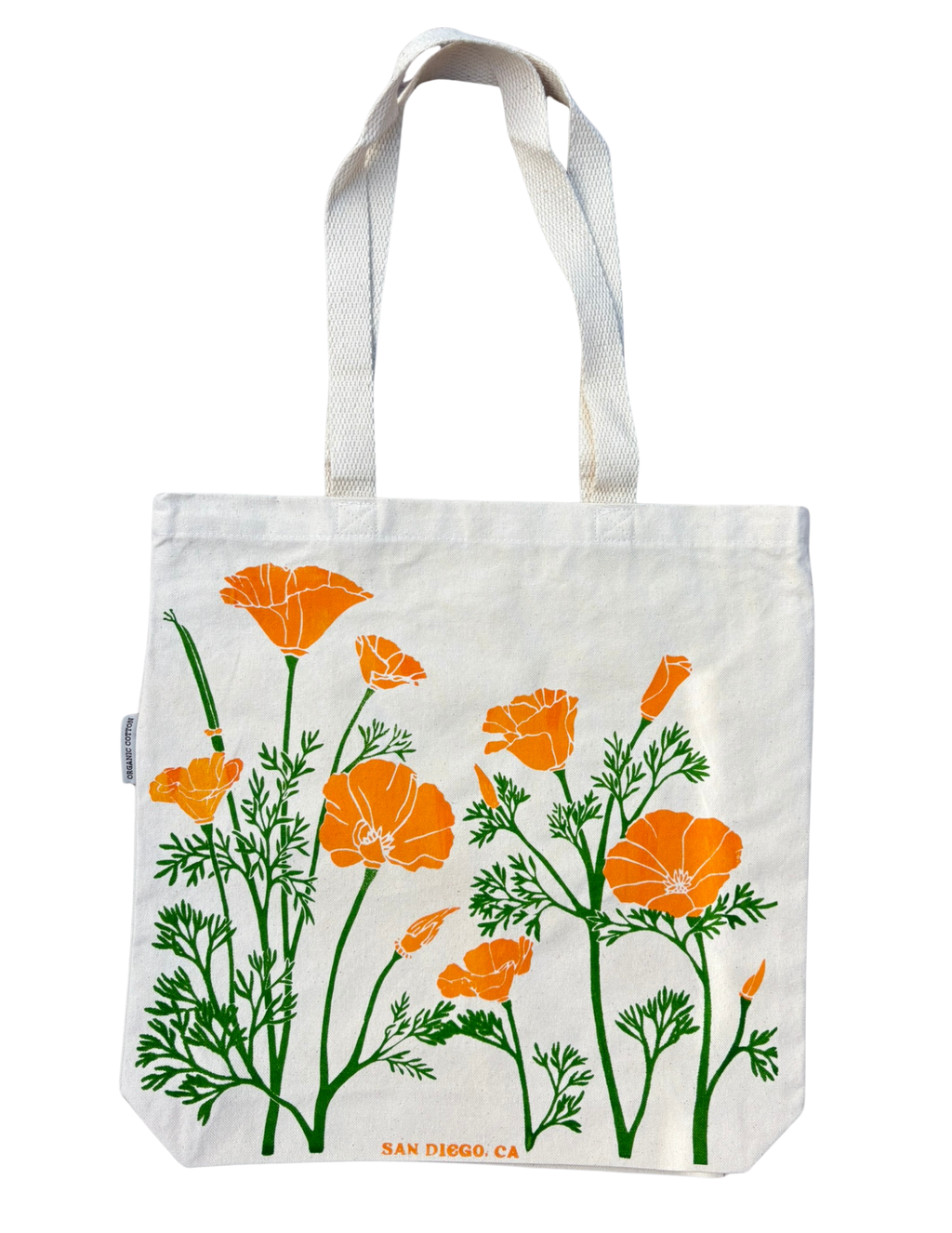 California Poppy Tote