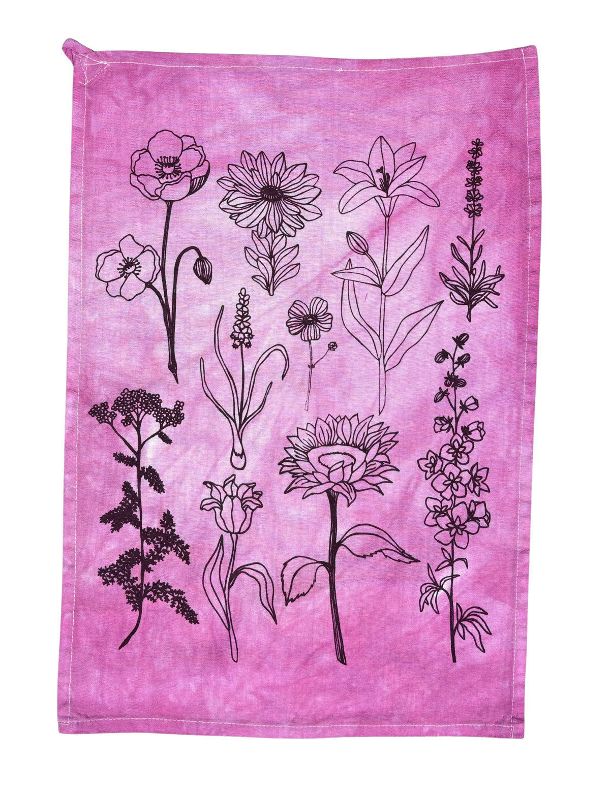 Flower Tea Towel