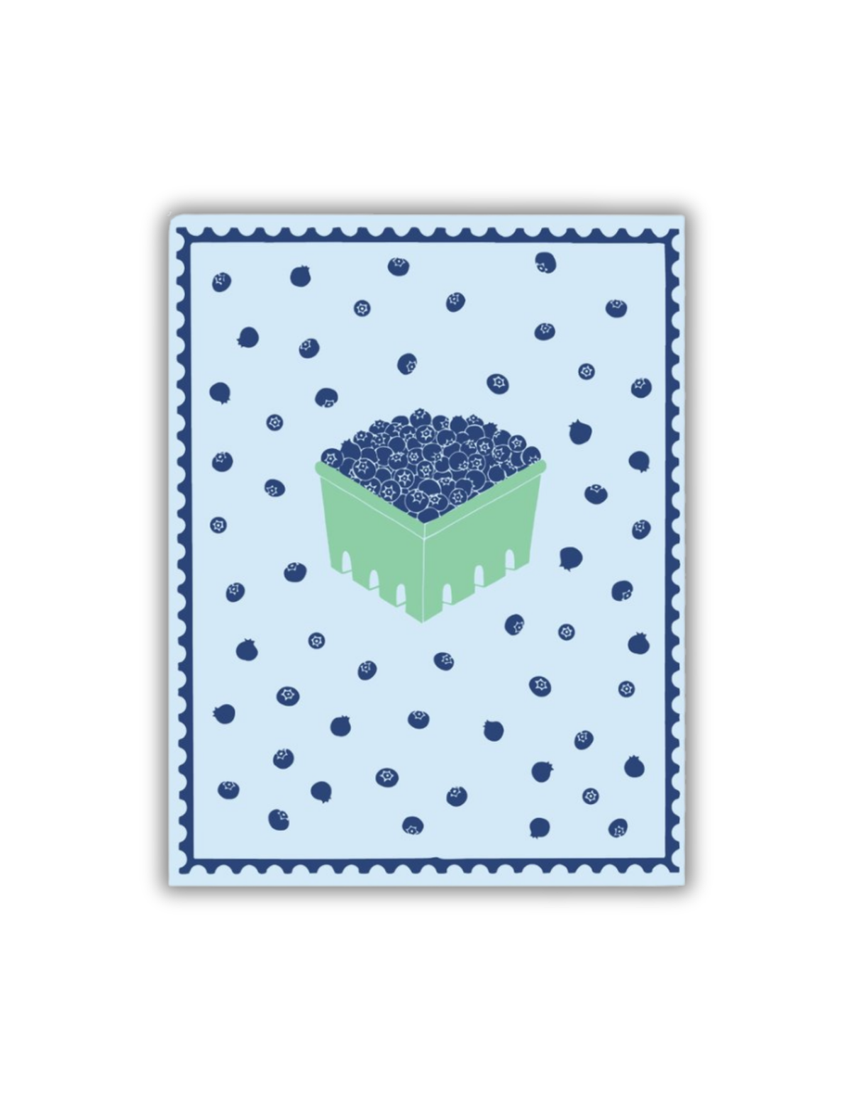 Blueberry Postcard