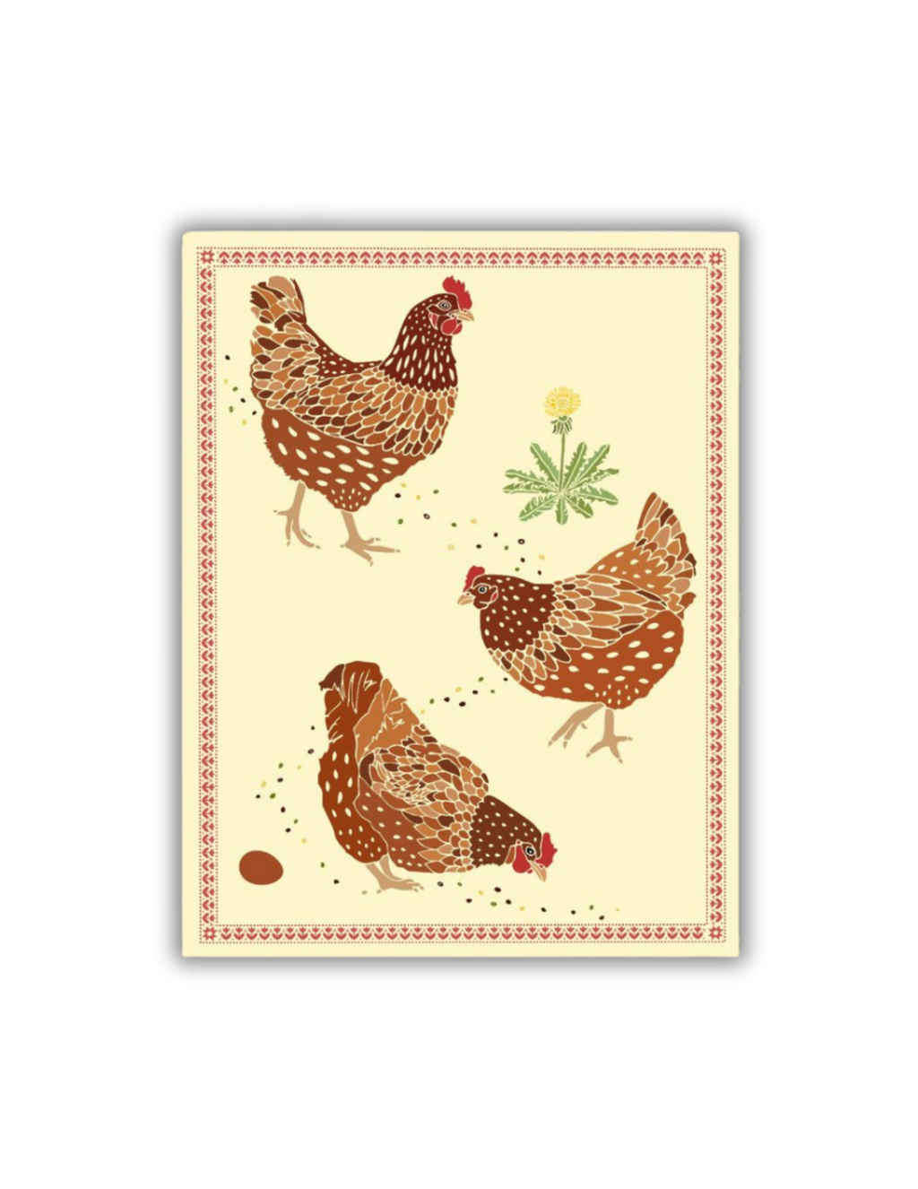 Chickens Postcard