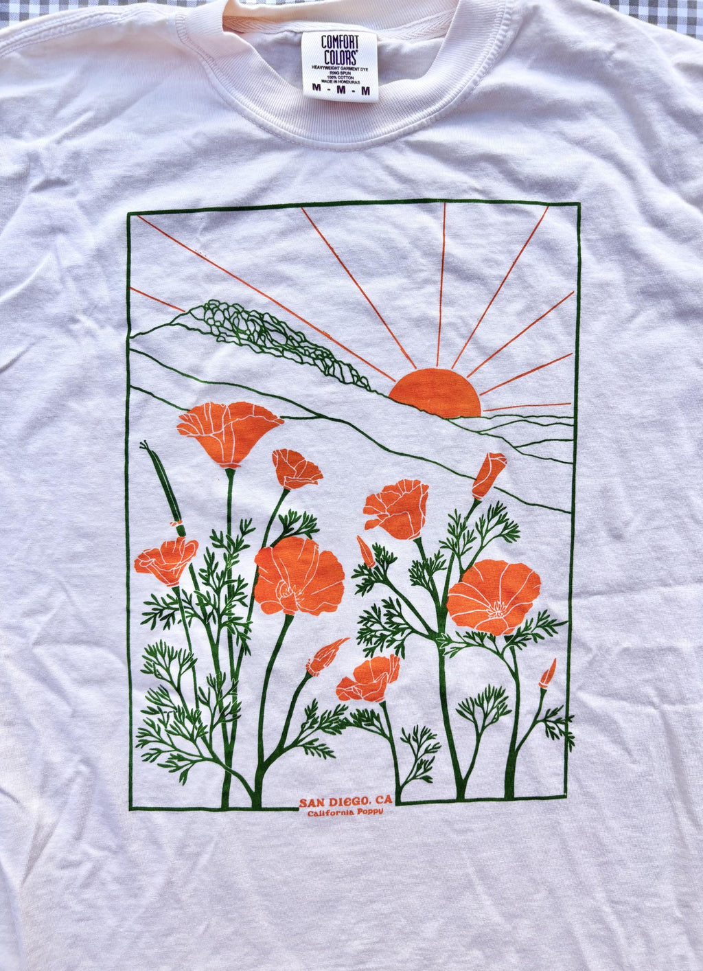 Poppy T-Shirt Unisex Comfort Colors