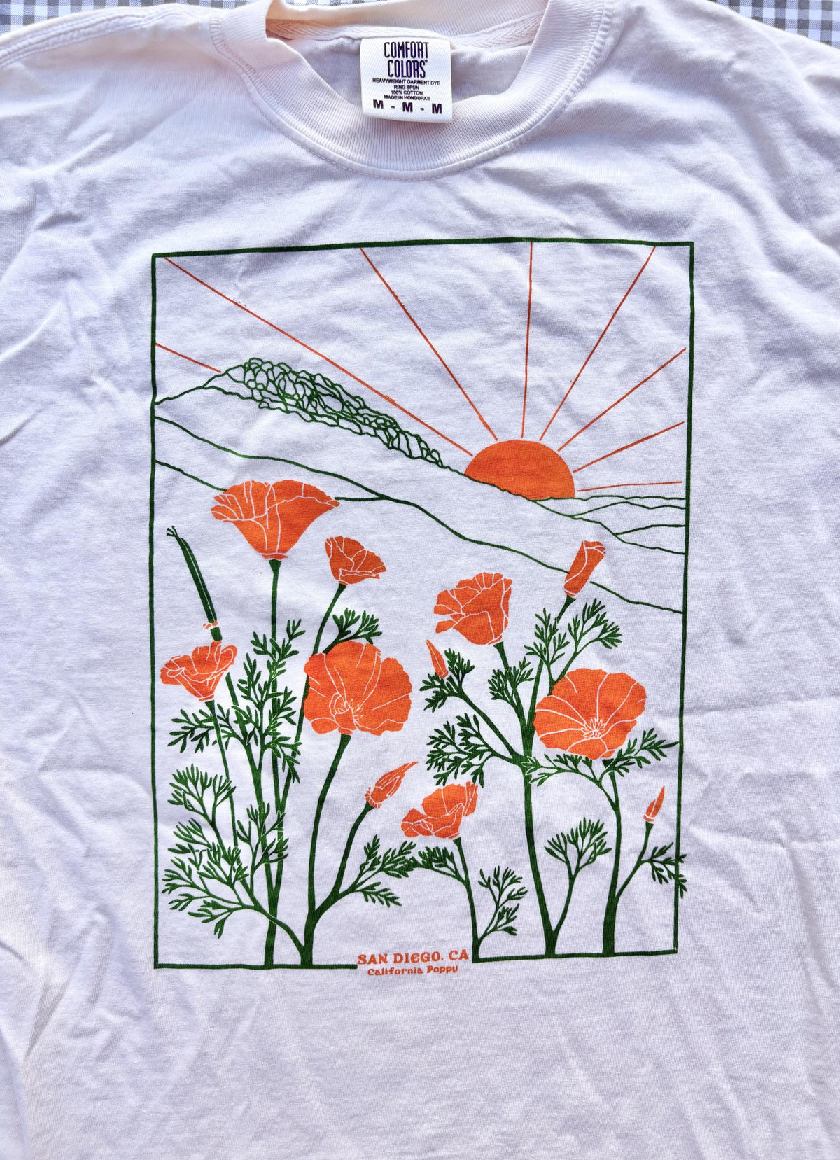 Poppy T-Shirt Unisex Comfort Colors