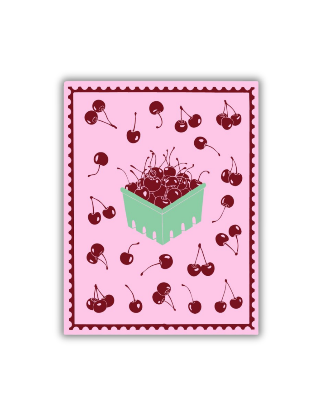 Cherry Postcard
