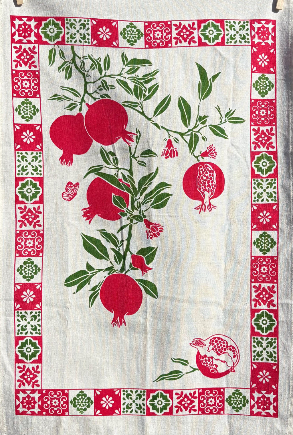 Pomegranate Tea Towel