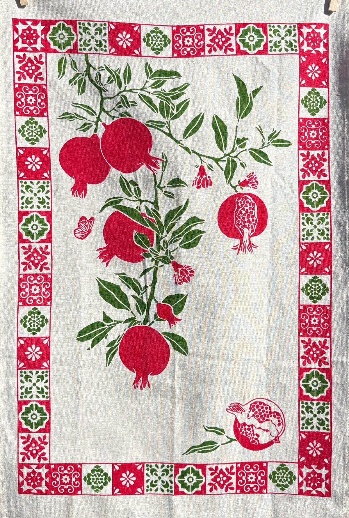 Pomegranate Tea Towel