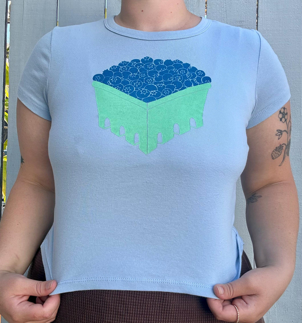 Blueberry Basket Baby Tee
